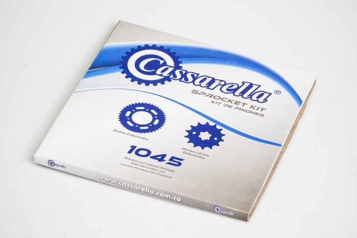 KIT PIÑONES - ONE 100 4 HUECOS (PT38C-PD14C-428) NIQUELADA CASSARELLA