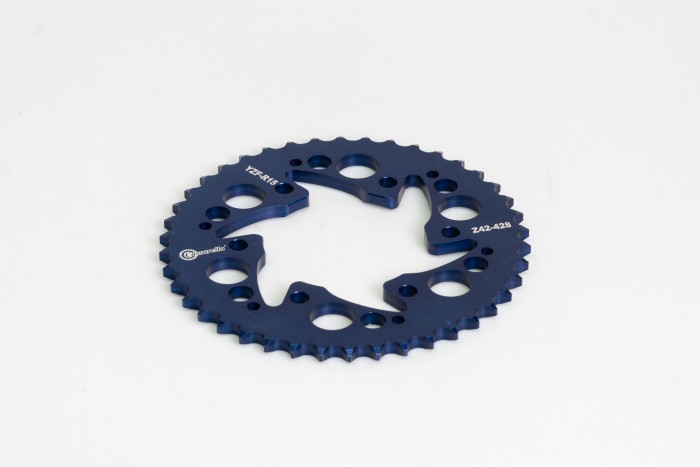 SPROCKET - 42 YZF R15 PASO 428 ESTILO RANGE AZUL DURAL RACER CASSARELLA X