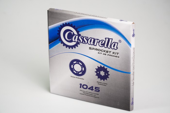 KIT PIÑONES - ADVANCE 110 4 HUECOS (PT36C-PD14C PASO 428) CASSARELLA