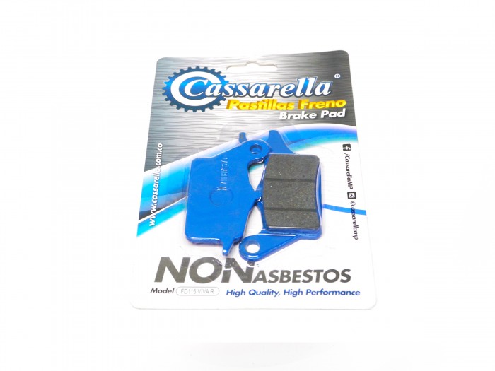 PASTILLA FRENO CASSARELLA VIVAR/SZ-RR-150/SZ150RR/YCZ-110/SZ160RR/WAVE 110