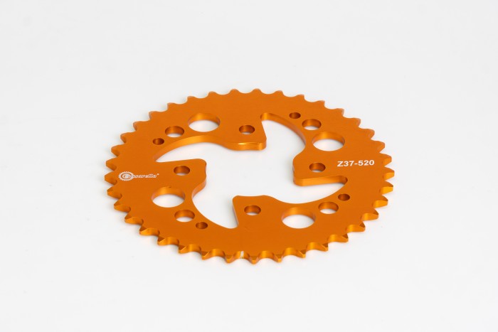 SPROCKET - 37 PULSAR 200/TTR180 PASO 520 ESTILO RANGE NARANJA DURAL RACER CASSARELLA X