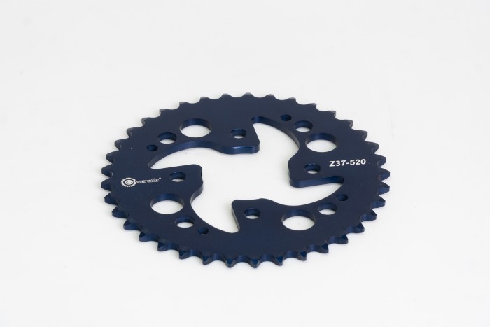 SPROCKET - 37 PULSAR 200/TTR180 PASO 520 ESTILO RANGE AZUL DURAL RACER CASSARELLA X