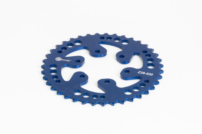 SPROCKET - 39 CR5 180 PASO 520 ESTILO RANGE AZUL DURAL RACER CASSARELLA X
