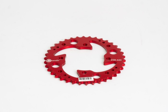 SPROCKET - 38 YCF 150 PASO 420 ESTILO RANGE ROJO DURAL RACER CASSARELLA X