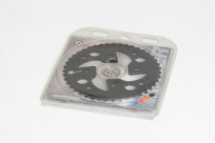 SPROCKET - 43 PULSAR 180 4H PASO 428 ESTILO RANGE NEGRO DURAL RACER CASSARELLA X