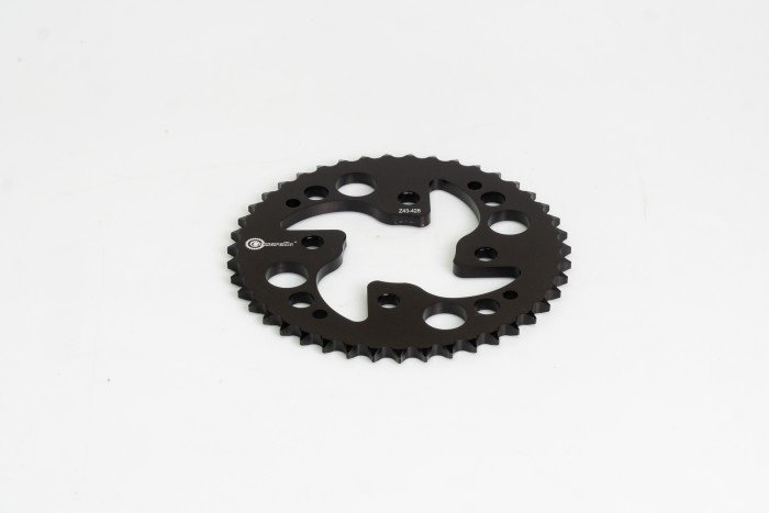 SPROCKET - 43 PULSAR 180 4H PASO 428 ESTILO RANGE NEGRO DURAL RACER CASSARELLA X
