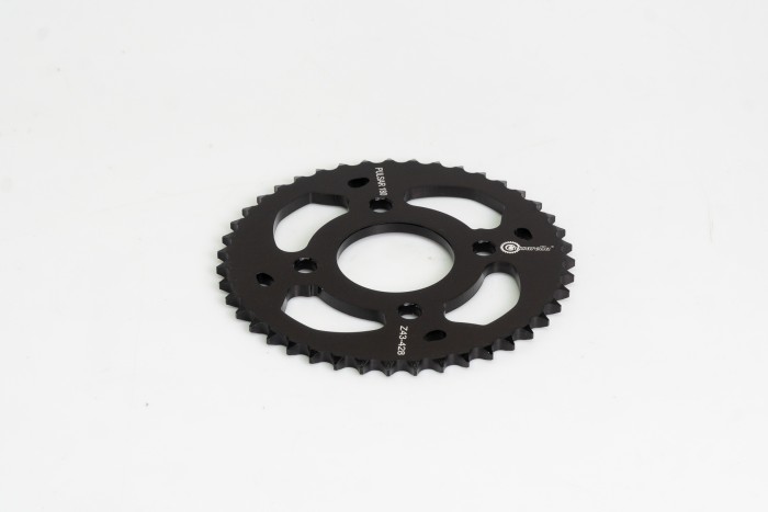 SPROCKET - 43 PULSAR 180 4H PASO 428 ESTILO SPIRO NEGRO DURAL RACER CASSARELLA X