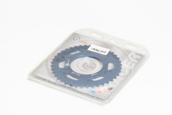 SPROCKET - 40 FZ 160 PASO 428 ESTILO SPIRO AZUL DURAL RACER CASSARELLA X