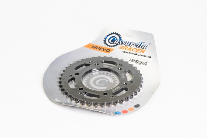SPROCKET - 40 FZ 160 PASO 428 ESTILO SPIRO NEGRO DURAL RACER CASSARELLA X