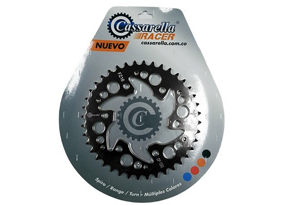 SPROCKET - 40 FZ 160 PASO 428 ESTILO RANGE NEGRO DURAL RACER CASSARELLA X