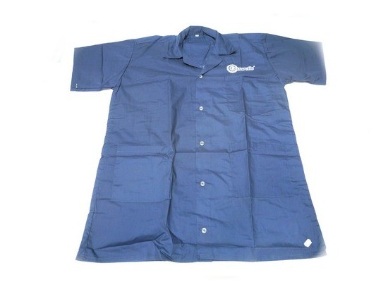 BATA SACO 3/4 EN DACRON, TALLA L COLOR AZUL ESTAMPADA CASSARELLA (PUBLICIDAD)