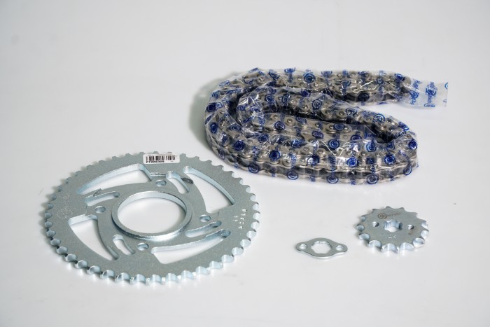 KIT CAJA CADENA - ECODELUXE 100 4 HUECOS (PT44C-PD14C-420--120-C) NIQUELADA CASSARELLA