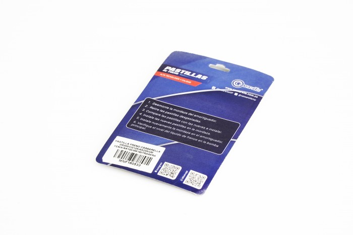 PASTILLA FRENO CASSARELLA DEL DR200/CG125/UM FENIX/AK100 TRAS XM180/AK235/KLX150 (MNF160533)