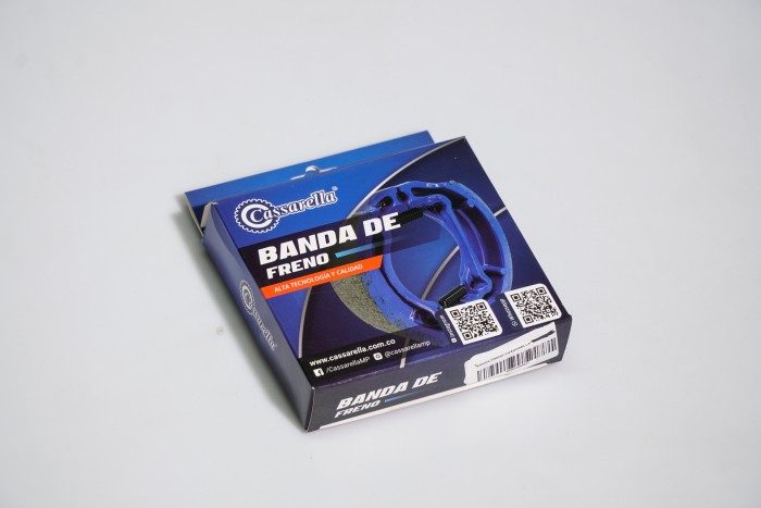 BANDA FRENO CASSARELLA COMBAT125/BOMBER125/BOMBER150/GL145/PRECUB/XL250