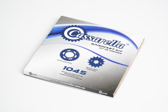 KIT PIÑONES - AX4 110 4 HUECOS (PT35C-PD13C PASO 428) CASSARELLA