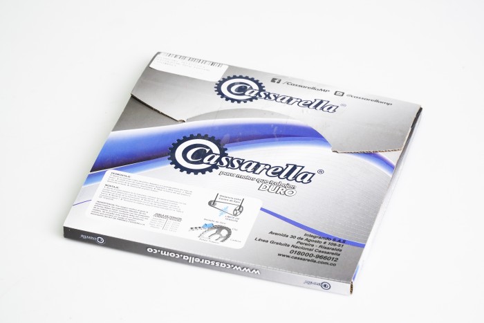 KIT PIÑONES - AKT EVO 125 4 HUECOS (PT38C-PD14C PASO 428) CASSARELLA