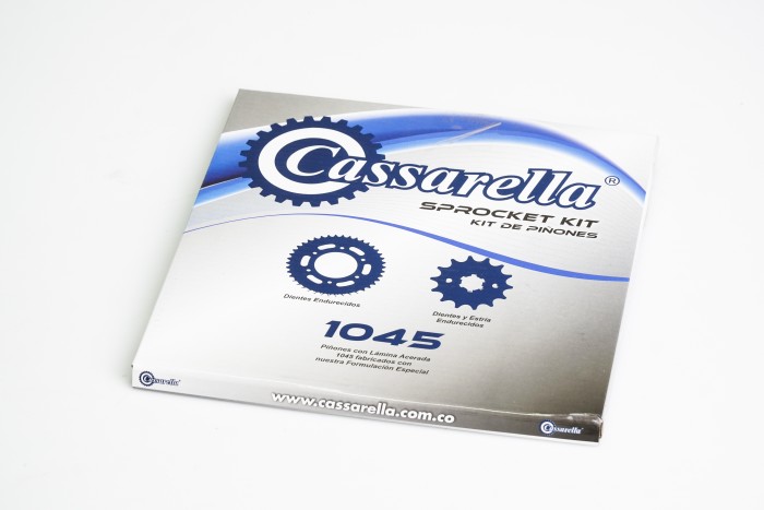 KIT PIÑONES - NXR 125 6 HUECOS (PT49C-PD14C- 428) CASSARELLA