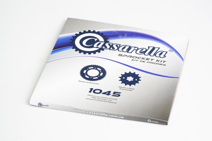 KIT PIÑONES - KARIZMA 225 4 HUECOS (PT40C-PD14C PASO 520) CASSARELLA