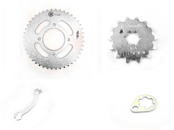 KIT PIÑONES - CRIPTON FULL INYECCION 115 4 HUECOS (PT44C-PD14C PASO 420) CASSARELLA