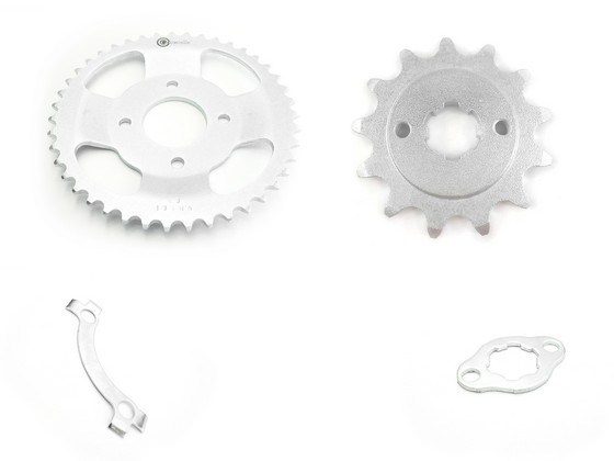 KIT PIÑONES - MRX 125/150 CONCAVO MOD 2020 4 HUECOS PASO 520 (PT43C-PD13C PASO 520) CASSARELLA