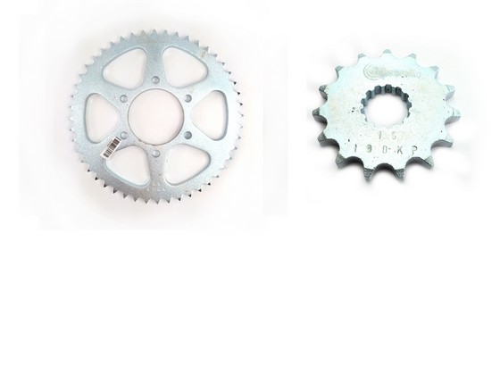 KIT PIÑONES - QMT SUPERMOTARD 200 4 HUECOS (PT48C-PD15C PASO 428) CASSARELLA