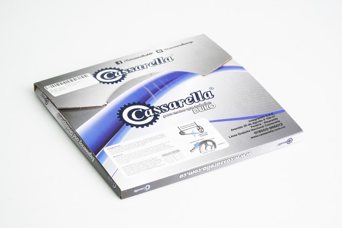 KIT PIÑONES - CBF 125 4 HUECOS (PT43C-PD14C PASO 420) CASSARELLA