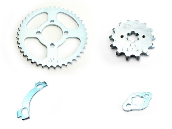 KIT PIÑONES - DISCOVER 100 4 HUECOS (PT42C-PD13C PASO 428) CASSARELLA