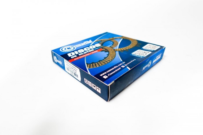 DISCOS CLUTCH CASSARELLA BAJAJ PULSAR NS160 FI JUEGO*5 (165-JAP)