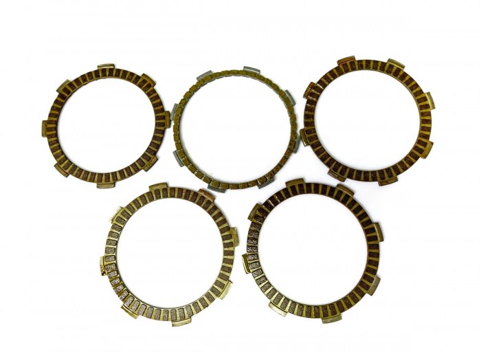 DISCOS CLUTCH CASSARELLA DISCOVER 150 ST JUEGO*5 (165-JAP)