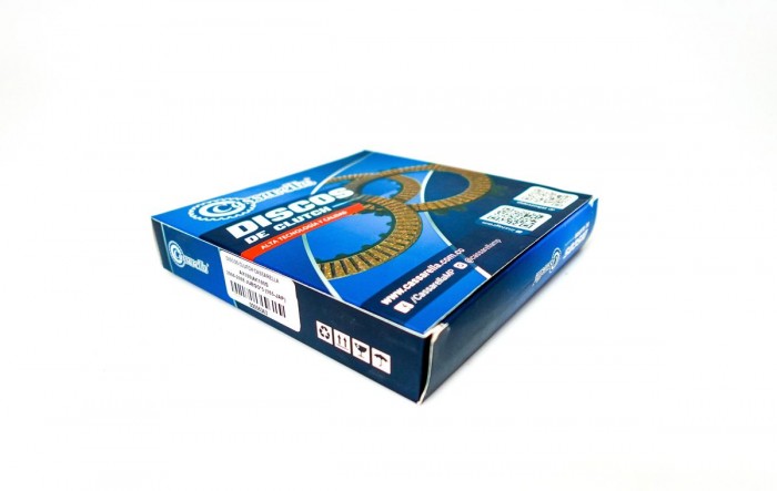 DISCOS CLUTCH CASSARELLA AX100|AK100S 2004-2008 JUEGO*5 (165-JAP)