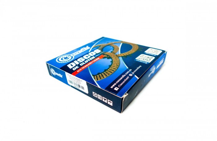 DISCOS CLUTCH CASSARELLA APACHE RTR 160|RTR 180|RTR160 4V|RAIDER  JUEGO*5 (165-JAP)