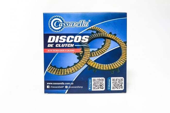 DISCOS CLUTCH CASSARELLA CRYPTON 110 JUEGO*5 (165-JAP)