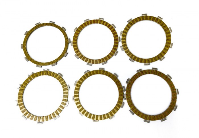 DISCOS CLUTCH CASSARELLA FZ250|FZN250-A|XTZ25 JUEGO*6(165-JAP)