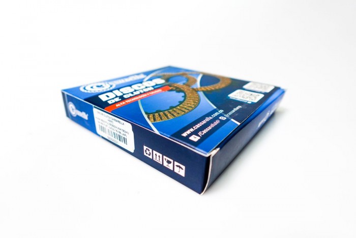 DISCOS CLUTCH CASSARELLA HERO HUNK160|X-PULSE200|HUNK190|HUNK160 FI ST JUEGO *5(165-JAP)