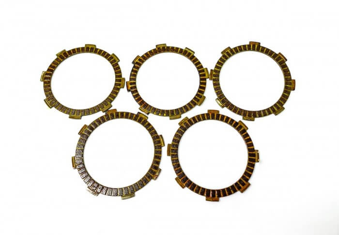 DISCOS CLUTCH CASSARELLA CB 190R|XR190L|XBLADE|CB160F ES JUEGO*5 (165-JAP)