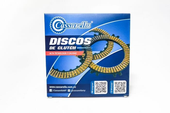 DISCOS CLUTCH CASSARELLA BAJAJ CT125 UG 119 MM JUEGO *5(165-JAP)