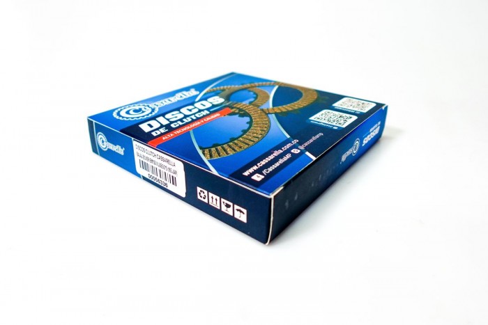 DISCOS CLUTCH CASSARELLA BAJAJ BOXER BM150 X JUEGO*5 (165-JAP)