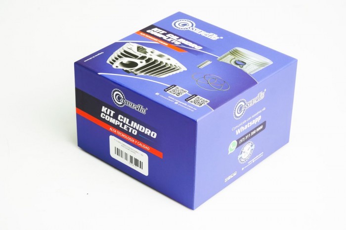 KIT CILINDRO COMPLETO CON PISTON CASSARELLA BENELLI 180S 63MM (490C)