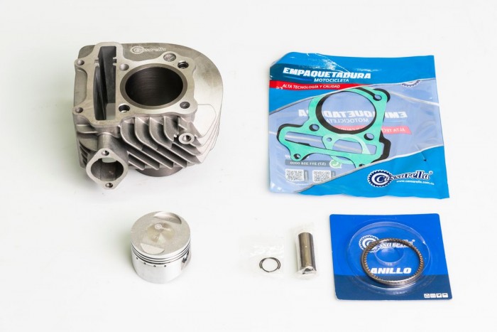 KIT CILINDRO COMPLETO CON PISTON CASSARELLA VICTORY LIFE125 52.4MM (490C)