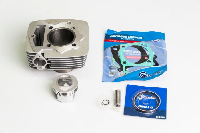 KIT CILINDRO COMPLETO CON PISTON CASSARELLA VICTORY VENOM14 62MM (490C)