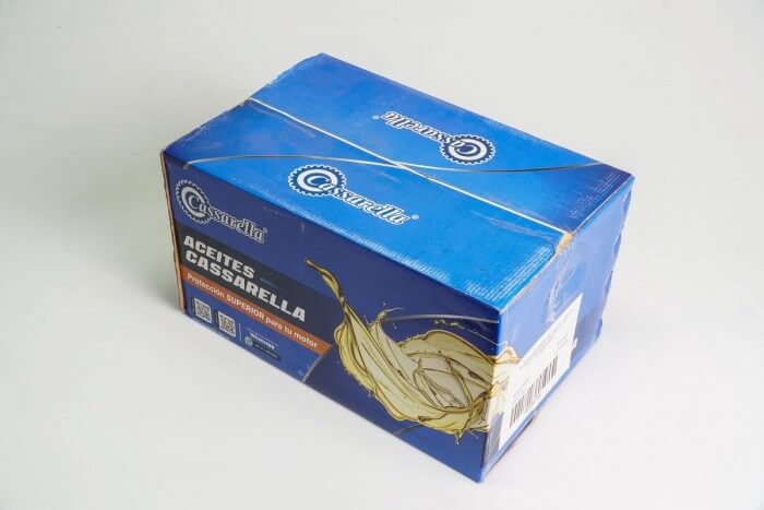 ACEITE CASSARELLA 10W40 SEMI 4T JASO MB SCOOTER CAJA X 12 LITROS(001)