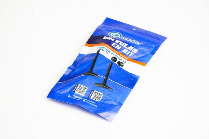 VALVULAS KIT ADMISION Y ESCAPE CON SELLOS CASSARELLA|BENELLI 180S (372-JAP)