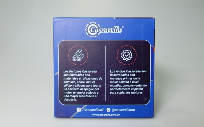 KIT PISTON CASSARELLA|GSX150R|GSX150S 025 (235-JAP)