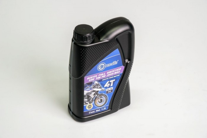ACEITE CASSARELLA 5W40 FULL SINTETICO 4T JASO MA2 CAJA X 12 1.2 LITROS(001)