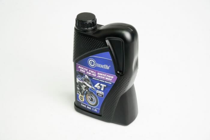 ACEITE CASSARELLA 5W40 FULL SINTETICO 4T JASO MA2 1.2 LITROS (001)
