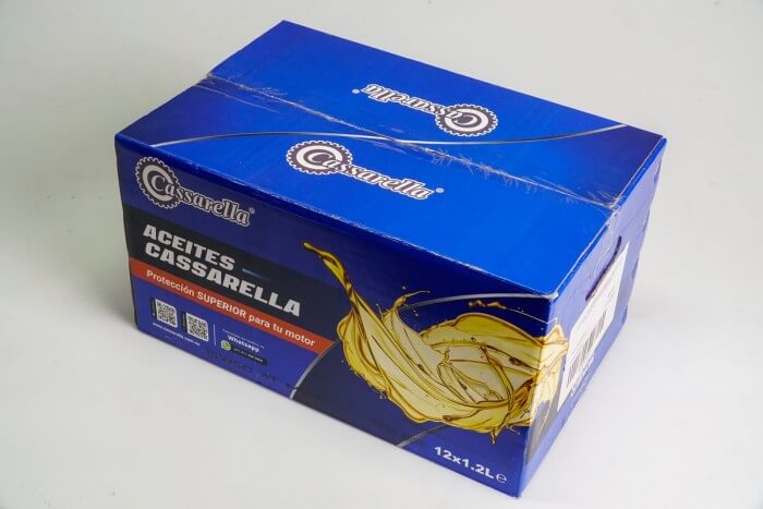 ACEITE CASSARELLA 15W50 FULL SINTETICO 4T JASO MA2 CAJA X 12 1.2 LITROS(001)