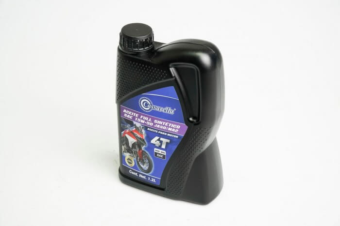 ACEITE CASSARELLA 15W50 FULL SINTETICO 4T JASO MA2 1.2 LITROS (001)