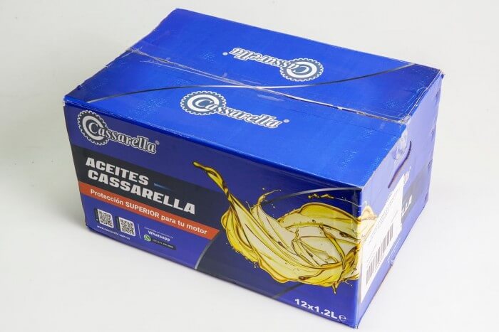 ACEITE CASSARELLA 10W40 FULL SINTETICO 4T JASO MA2 CAJA X 12 1.2 LITROS(001)