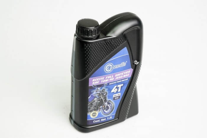 ACEITE CASSARELLA 10W40 FULL SINTETICO 4T JASO MA2 X 1.2 LITROS(001)