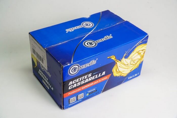 ACEITE CASSARELLA 10W50 FULL SINTETICO 4T JASO MA2 CAJA X 12 1.2 LITROS(001)
